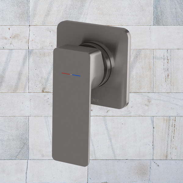 Phoenix Gloss MKII SwitchMix Shower / Wall Mixer Fit-Off Kit Brushed Carbon