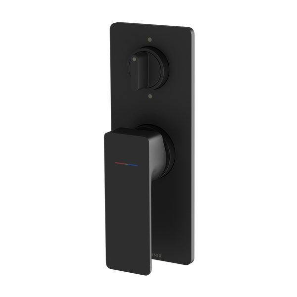 Phoenix Gloss MKII SwitchMix Shower / Bath Diverter Mixer Fit-Off Kit Matte Black