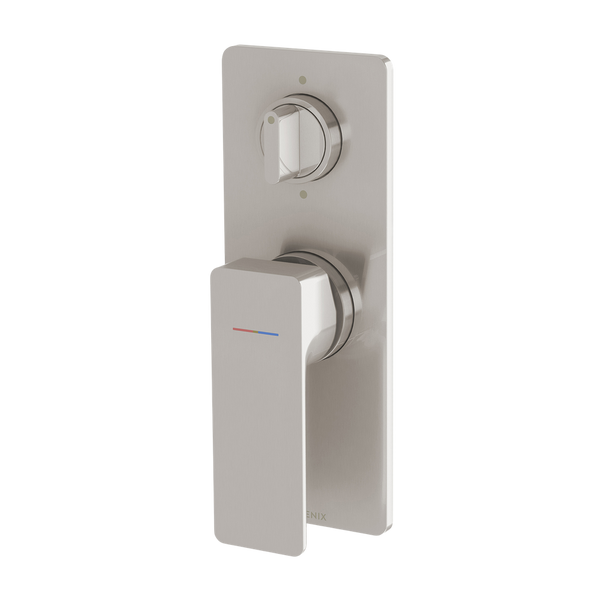 Phoenix Gloss MKII SwitchMix Shower / Bath Diverter Mixer Fit-Off Kit   Brushed Nickel