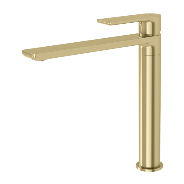 Phoenix Gloss MKII Sink Mixer Brushed Gold