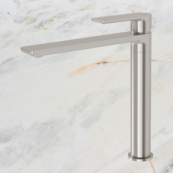 Phoenix Gloss MKII Sink Mixer Brushed Nickel