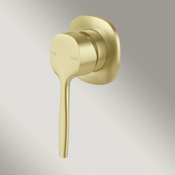 Phoenix Vask SwitchMix Shower / Wall Mixer Brushed Gold (Complete Kit) Lead Free