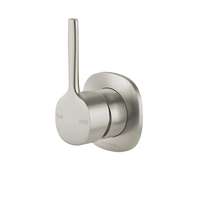 Phoenix Vask SwitchMix Shower / Wall Mixer Pin Up Brushed Nickel (Complete Kit) Lead Free