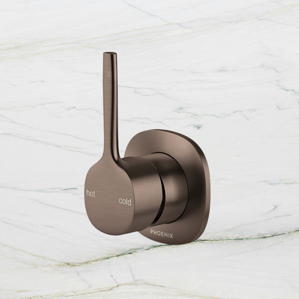 Phoenix Vask SwitchMix Shower/Wall Mixer Pin Up (Fit-Off Kit) Brushed Bronze Lead Free