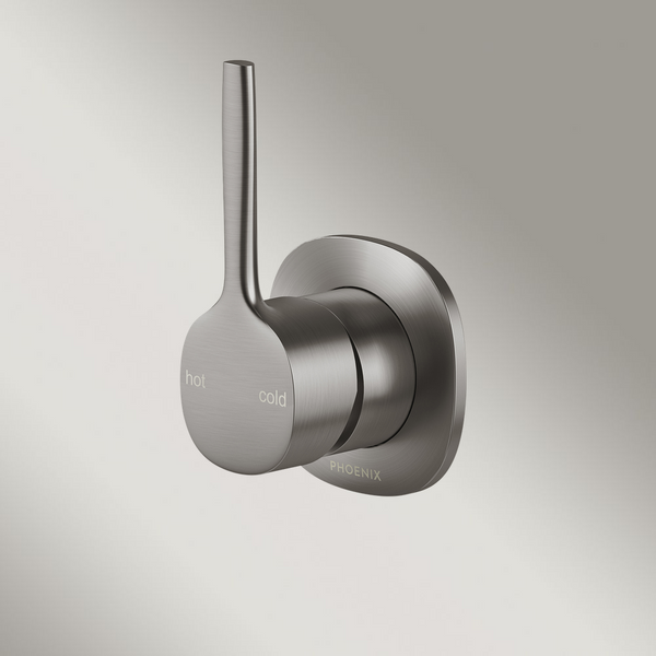 Phoenix Vask SwitchMix Shower / Wall Mixer Pin Up (Fit-Off Kit Only) Brushed Carbon Lead Free