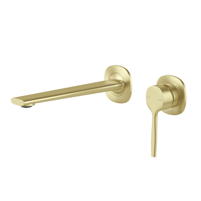 Phoenix Vask SwitchMix Wall Basin / Bath Mixer Set Brushed Gold (Complete Kit) Lead Free