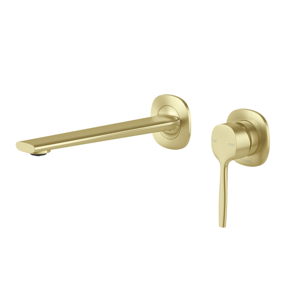 Phoenix Vask SwitchMix Wall Basin / Bath Mixer Set Brushed Gold (Complete Kit) Lead Free