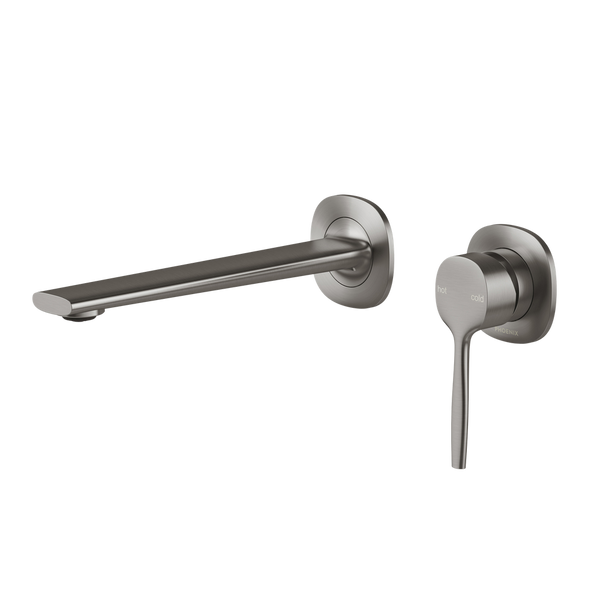 Phoenix Vask SwitchMix Wall Basin / Bath Mixer Set Brushed Carbon (Complete Kit) Lead Free