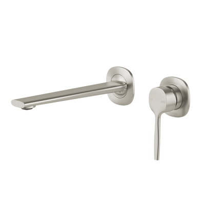 Phoenix Vask SwitchMix Wall Basin / Bath Mixer Set Brushed Nickel (Complete Kit) Lead Free