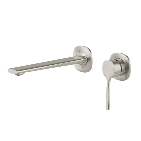 Phoenix Vask SwitchMix Wall Basin / Bath Mixer Set Brushed Nickel (Complete Kit) Lead Free