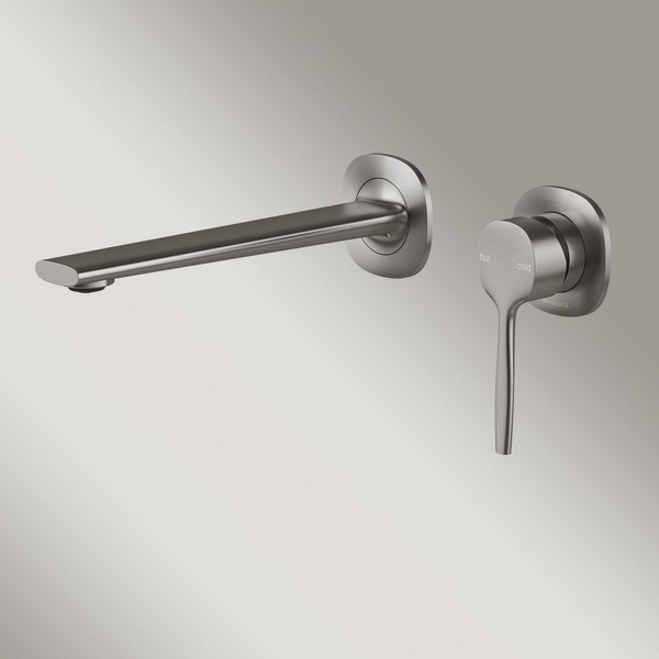 Phoenix Vask SwitchMix Wall Basin / Bath Mixer Set (Fit-Off Kit Only) Brushed Carbon Lead Free