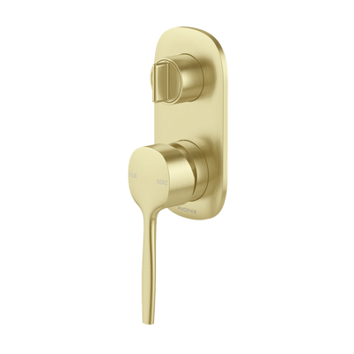 Phoenix Vask SwitchMix Shower / Bath Divertor Mixer Brushed Gold (Complete Kit) Lead Free