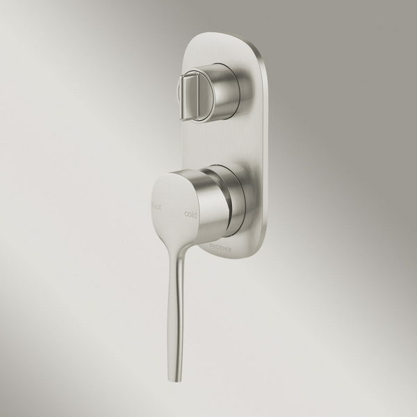 Phoenix Vask SwitchMix Shower / Bath Divertor Mixer (Fit-Off Kit Only) Brushed Nickel Lead Free