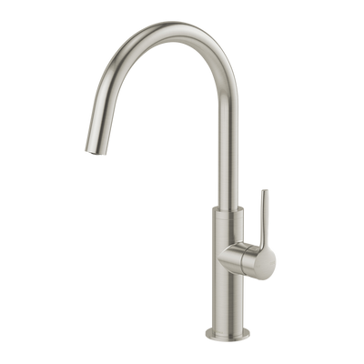 Phoenix Vask Sink Mixer 190mm Brushed Nickel Lead Free