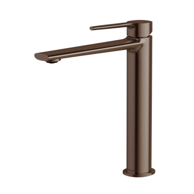 Phoenix Vask Vessel Mixer Brushed Bronze Lead Free