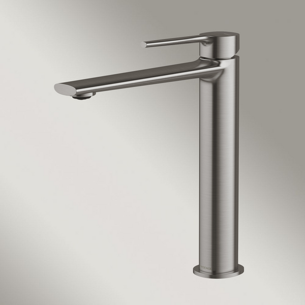 Phoenix Vask Vessel Mixer Brushed Carbon Lead Free