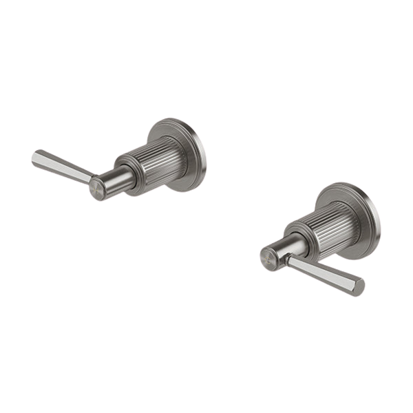 Phoenix Wiltern Wall Top Assembly Extended Spindles 15mm Brushed Carbon