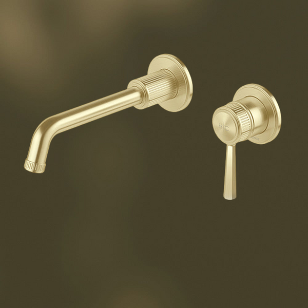 Phoenix Wiltern SwitchMix Wall Basin/Bath Mixer Set (Fit-Off Kit Only) Brushed Gold