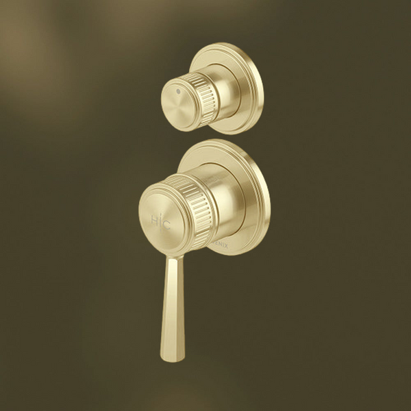 Phoenix Wiltern SwitchMix Shower/Bath Diverter Mixer (Complete Kit) Brushed Gold