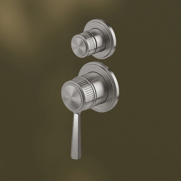 Phoenix Wiltern SwitchMix Shower/Bath Diverter Mixer (Complete Kit) Brushed Carbon