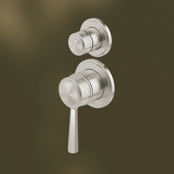 Phoenix Wiltern SwitchMix Shower/Bath Diverter Mixer (Complete Kit) Brushed Nickel