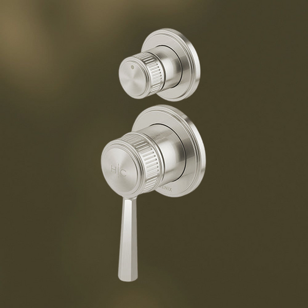 Phoenix Wiltern SwitchMix Shower/Bath Diverter Mixer (Fit-Off Kit Only) Brushed Nickel