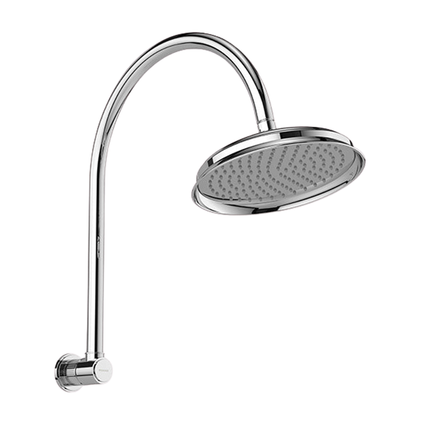 Phoenix Wiltern High-Rise Shower Arm and Rose Chrome