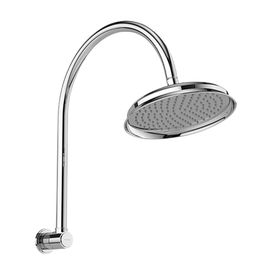Phoenix Wiltern High-Rise Shower Arm and Rose Chrome