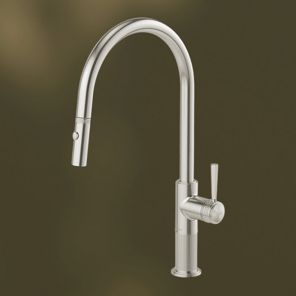 Phoenix Wiltern Pull Out Sink Mixer Brushed Nickel