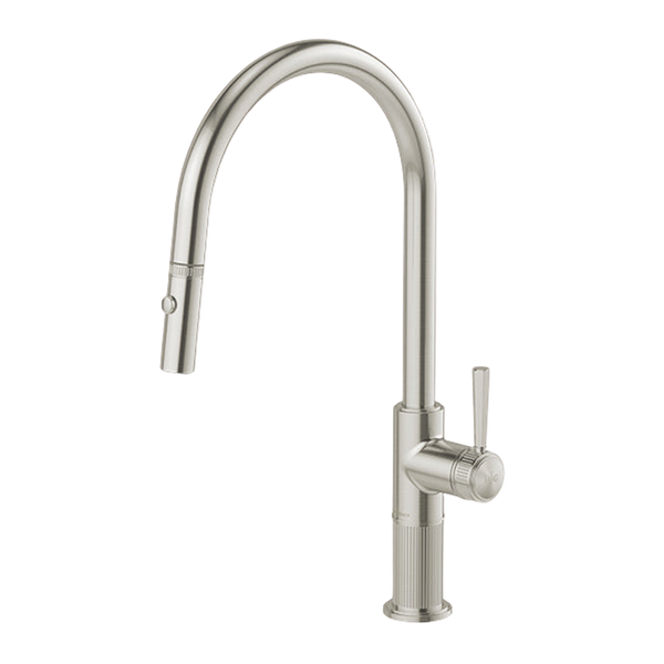 Phoenix Wiltern Pull Out Sink Mixer Brushed Nickel