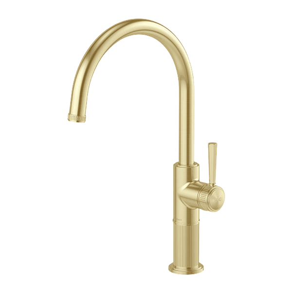 Phoenix Wiltern Sink Mixer Brushed Gold