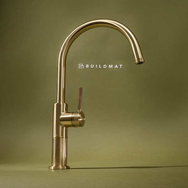 Phoenix Wiltern Sink Mixer Brushed Gold
