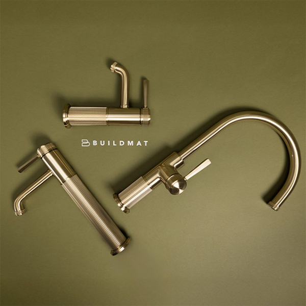 Phoenix Wiltern Sink Mixer Brushed Gold