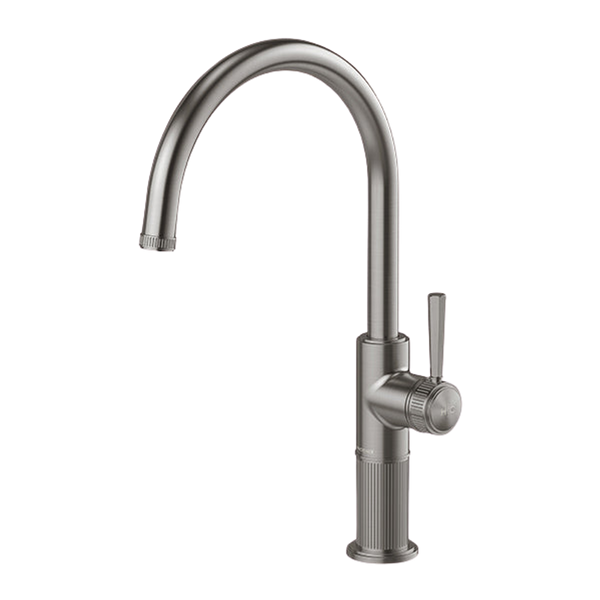 Phoenix Wiltern Sink Mixer Brushed Carbon