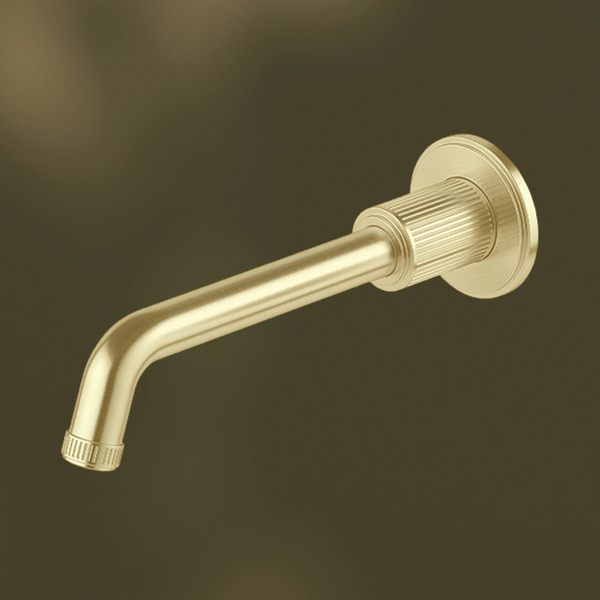 Phoenix Wiltern Wall Basin/Bath Outlet Brushed Gold