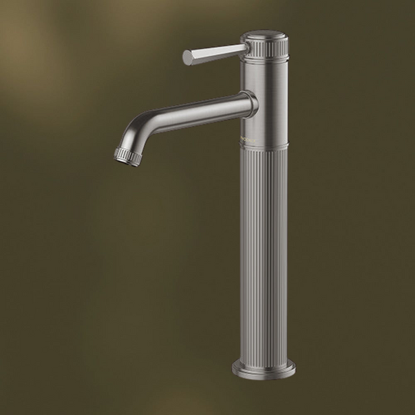 Phoenix Wiltern Vessel Mixer Brushed Carbon