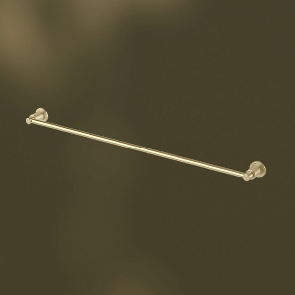 Phoenix Wiltern Single Towel Rail 800mm Brushed Gold