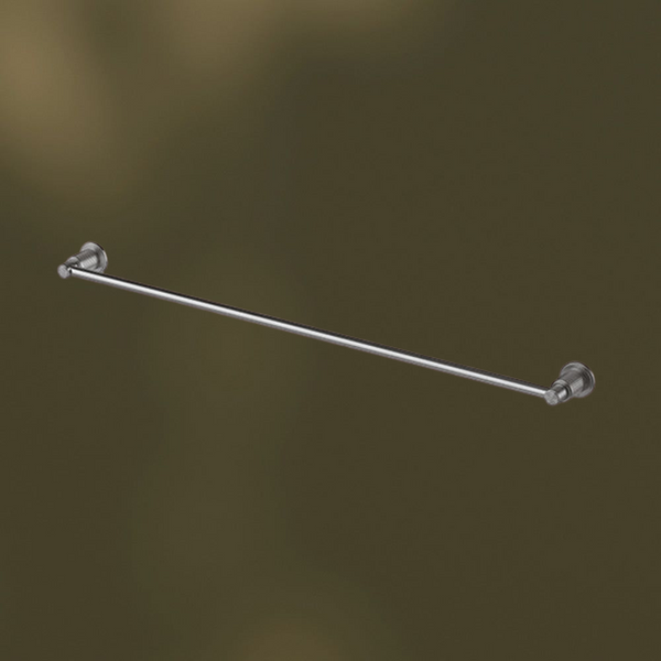 Phoenix Wiltern Single Towel Rail 800mm Brushed Carbon