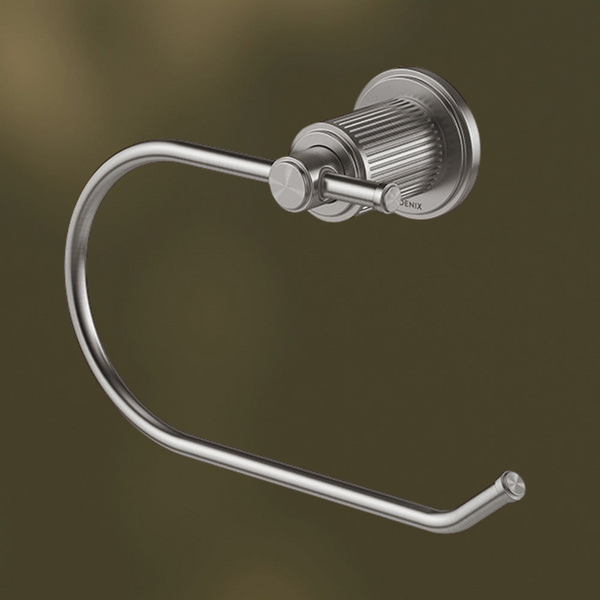 Phoenix Wiltern Toilet Roll Holder Brushed Carbon