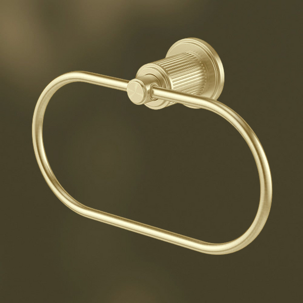 Phoenix Wiltern Hand Towel Holder Brushed Gold