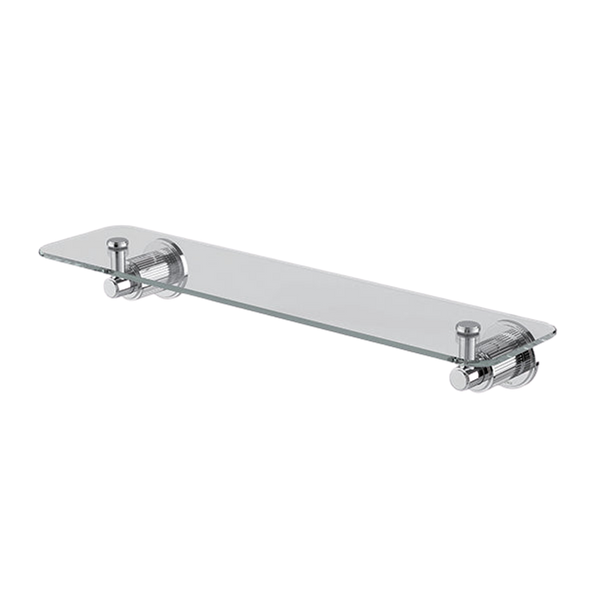 Phoenix Wiltern Glass Shelf 450mm Chrome