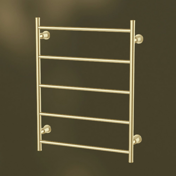 Phoenix Wiltern Heated Towel Ladder 550mm X 750mm Brushed Gold