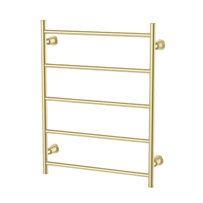 Phoenix Wiltern Heated Towel Ladder 550mm X 750mm Brushed Gold