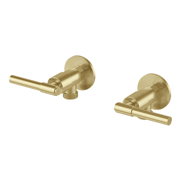 Phoenix Vivid MKII Washing Machine Stops Brushed Gold Lead Free
