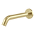 Phoenix Vivid MKII Wall Basin/Bath Outlet 200mm Curved Brushed Gold Lead Free