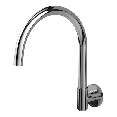 Phoenix Vivid MKII Wall Sink Outlet 200mm Gooseneck Chrome Lead Free