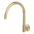Phoenix Vivid MKII Wall Sink Outlet 200mm Gooseneck Brushed Gold Lead Free