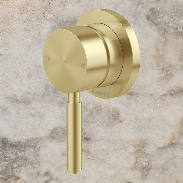Phoenix Vivid MKII SwitchMix Shower/Wall Mixer (Complete Kit) Brushed Gold Lead Free