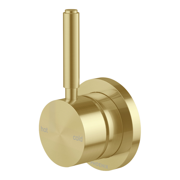 Phoenix Vivid MKII SwitchMix Shower/Wall Mixer Pin Up (Complete Kit) Brushed Gold Lead Free