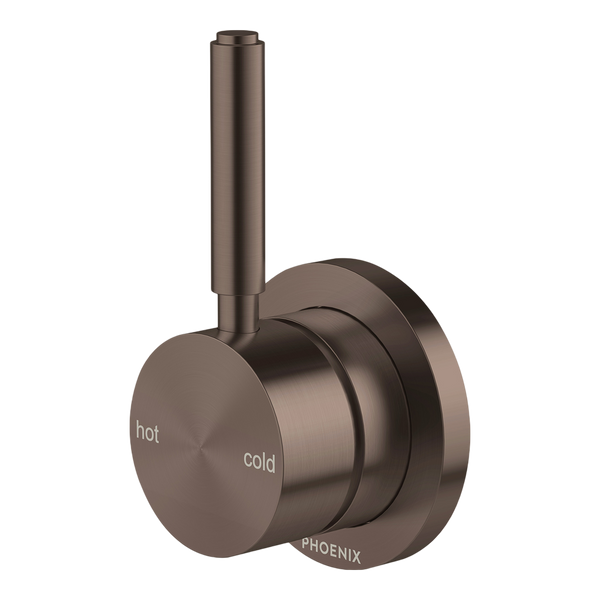 Phoenix Vivid MKII SwitchMix Shower/Wall Mixer Pin Up (Complete Kit) Brushed Bronze Lead Free